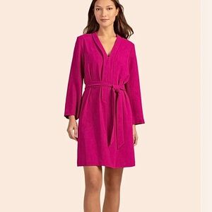 NWT Trina Turk Pink Tie Dress‎ Women’s size 8